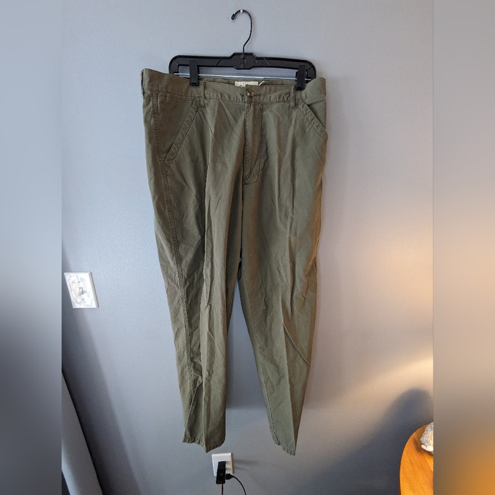 Eddie Bauer 36x32 Dress Pants Olive
